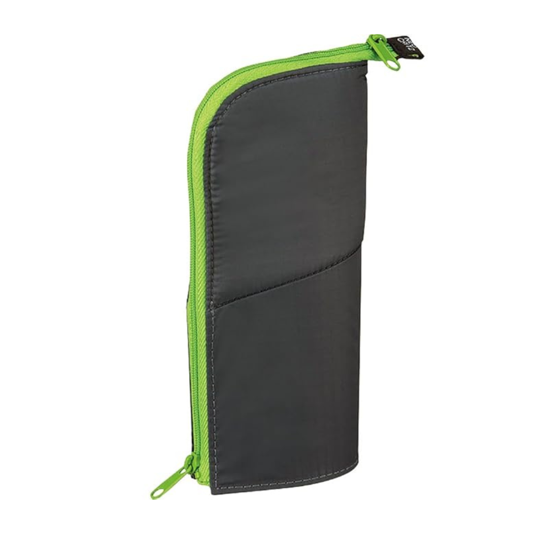 1 X Kokuyo "NeoCritz" Transformer Pencil Case (5.Dark green Light green)