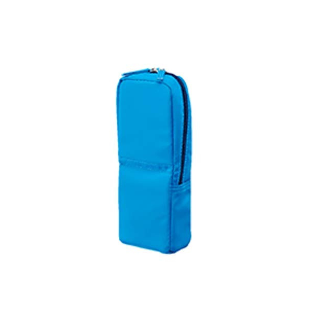 Pilot PCS-153-150-B Tatemo Soft Pencil Case, Long Type, Black (Blue (L))