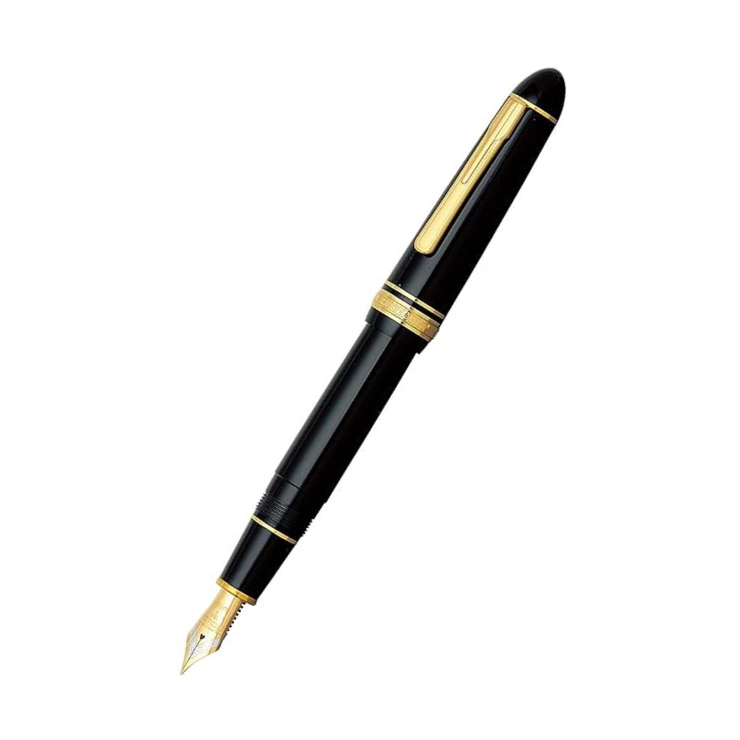 Platinum President Black Fountain Pen PTB 20000P, Broad Nib