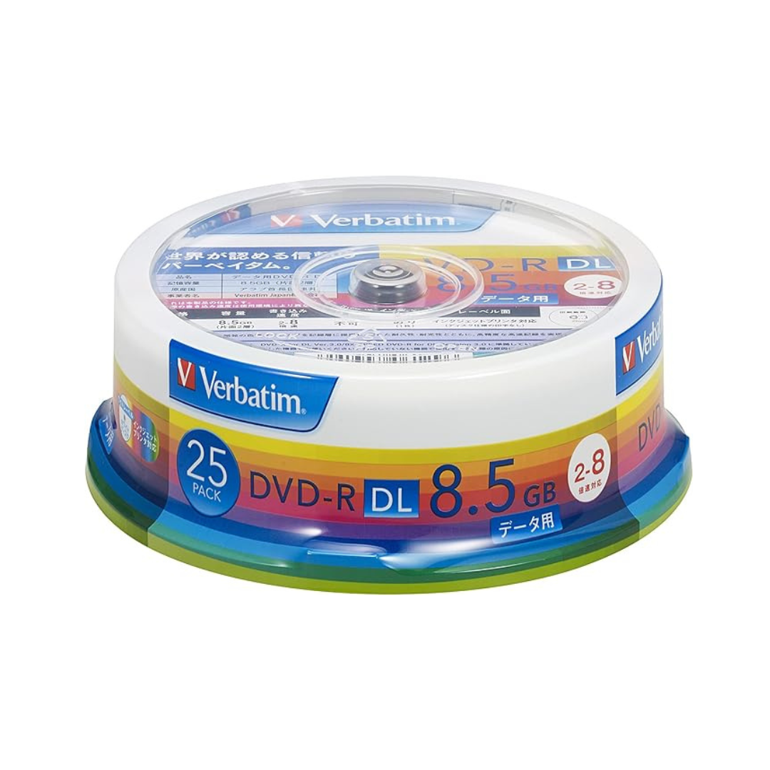 Verbatim Write-Once DVD-R, whites