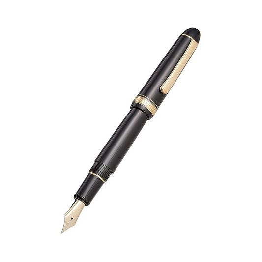 Platinum Fountain Pen, Century Black in Black, Extra Fine Point, PNB-13000#1-1