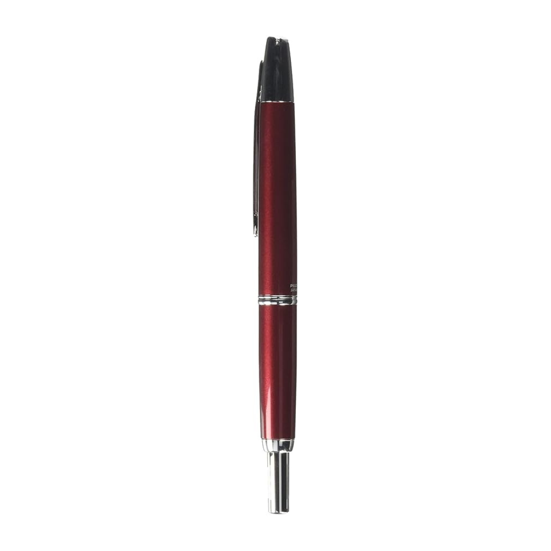 Pilot Fountain Pen Capless Decimo, Red Body, F-Nib