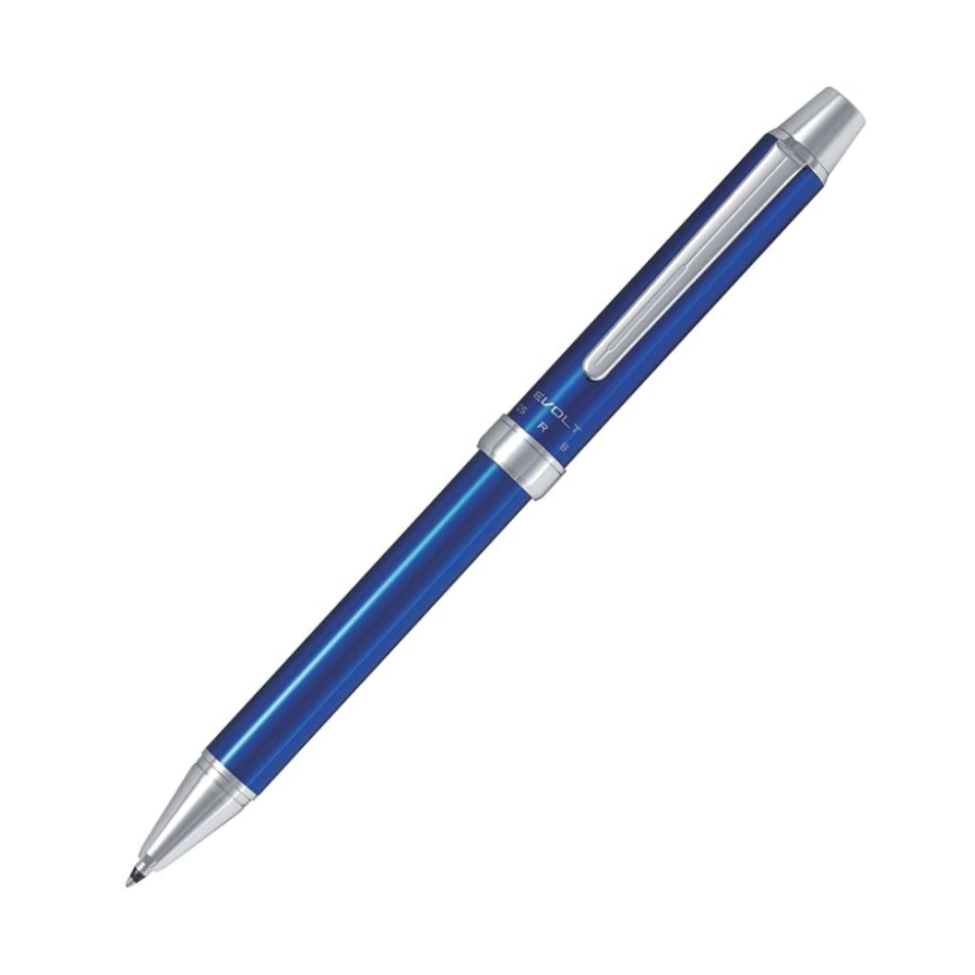 Pilot 2-in-1 Evolt 2 Color 0.7 mm Ballpoint Multi Pen 0.5 mm Mechanical Pencil, Blue Body (BTHE-1SR-L)