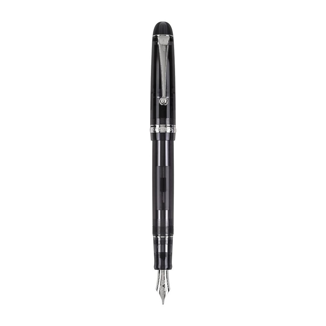 Pilot Custom 74 Fountain Pen, Black Smoke Barrel, Fine Nib (60855)