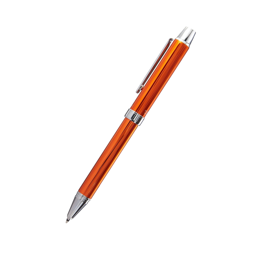 Pilot 2 Color 0.7 mm Ballpoint Multi Pen 0.5 mm Mechanical Pencil, Herringbone Gray Body (BTHE-150R-HGY)