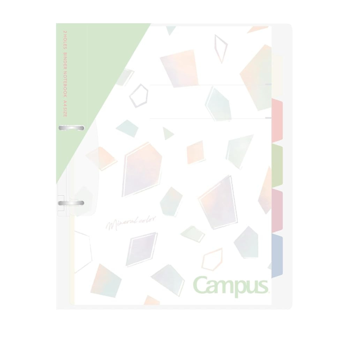 Kokuyo Le-PP158B Loose Leaf Binder, Campus, A4, 2 Holes, Up to 100 Sheets, Blue
