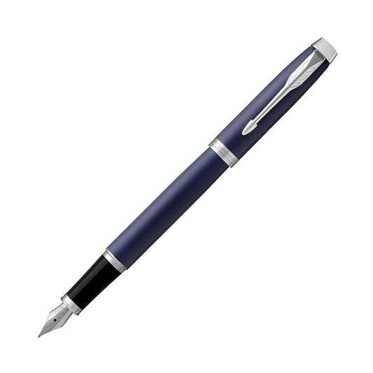 Parker 1975597 Fountain Pen, IM Royal Blue CT Fine Point, Gift Box
