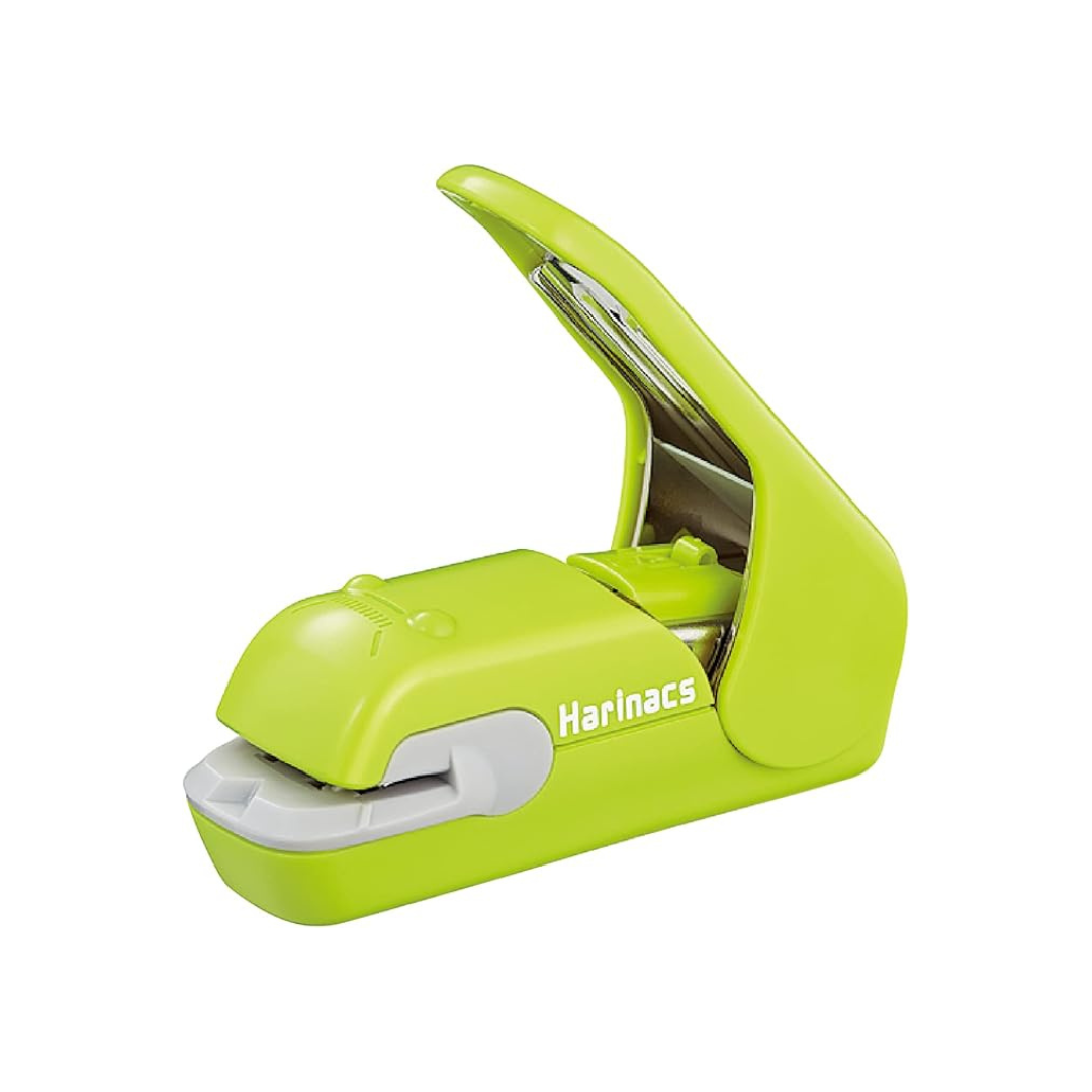 Kokuyo SLN-MPH105B Harinacs Press Stapleless Stapler, No Hole, Blue
