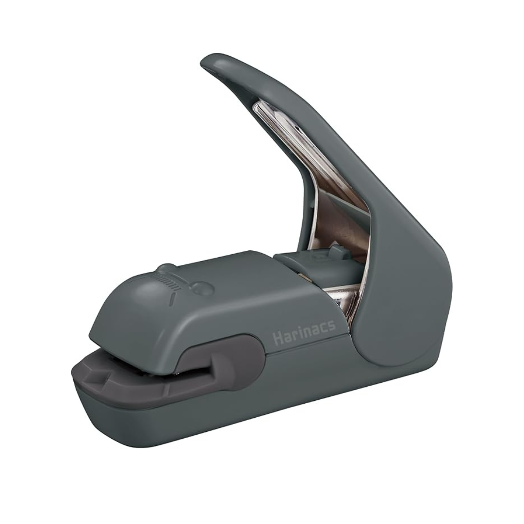 Kokuyo SLN-MPH105B Harinacs Press Stapleless Stapler, No Hole, Blue