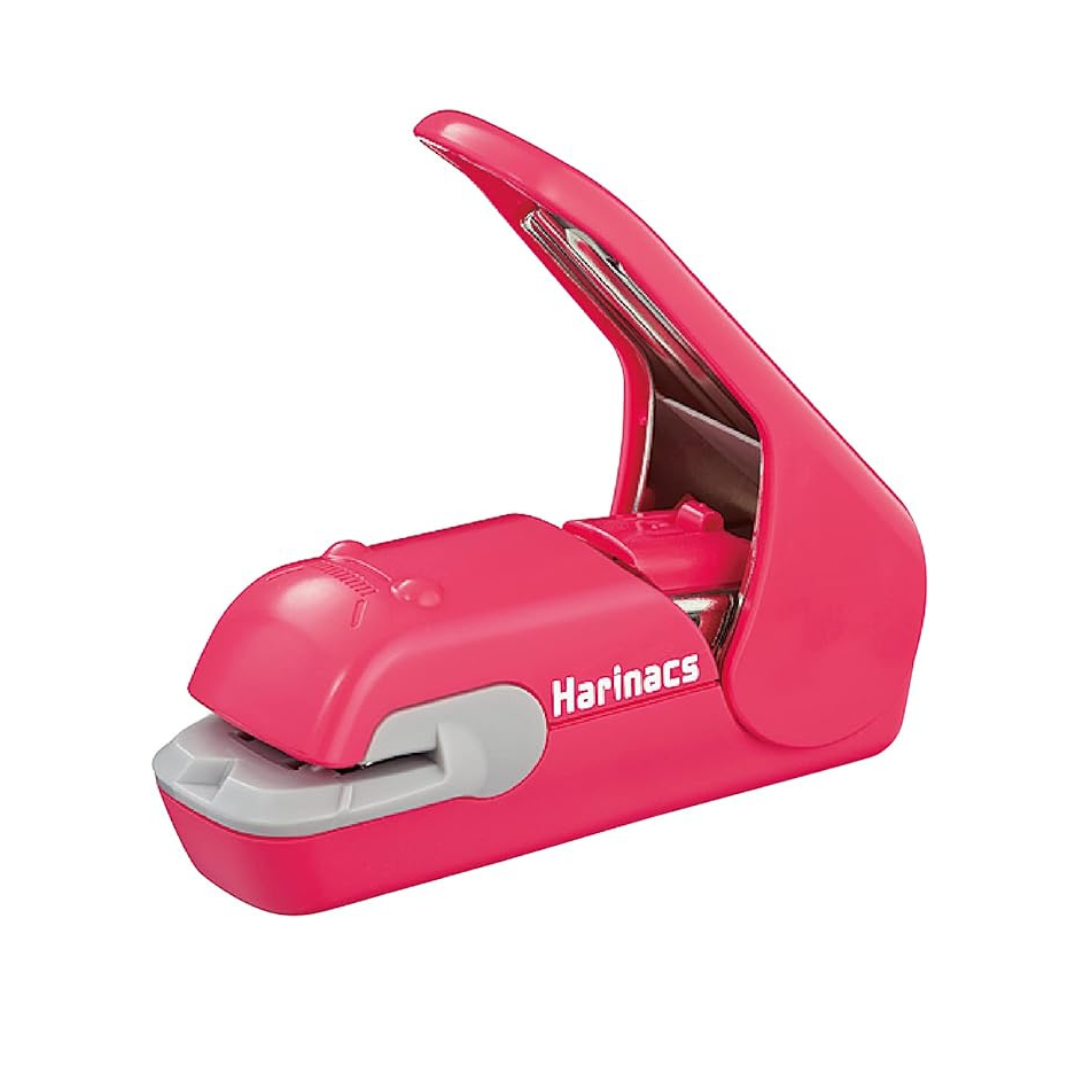 Kokuyo SLN-MPH105B Harinacs Press Stapleless Stapler, No Hole, Blue