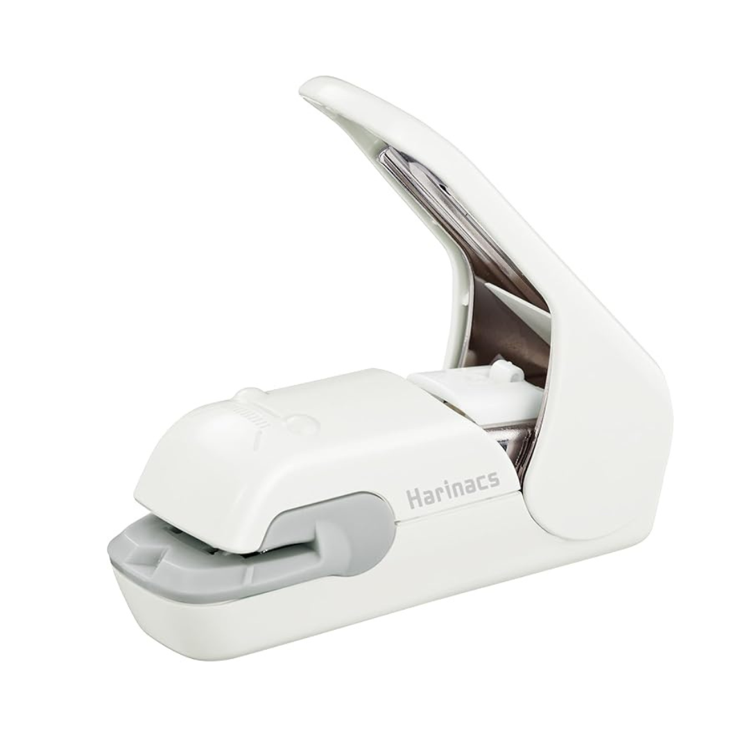 Kokuyo SLN-MPH105B Harinacs Press Stapleless Stapler, No Hole, Blue