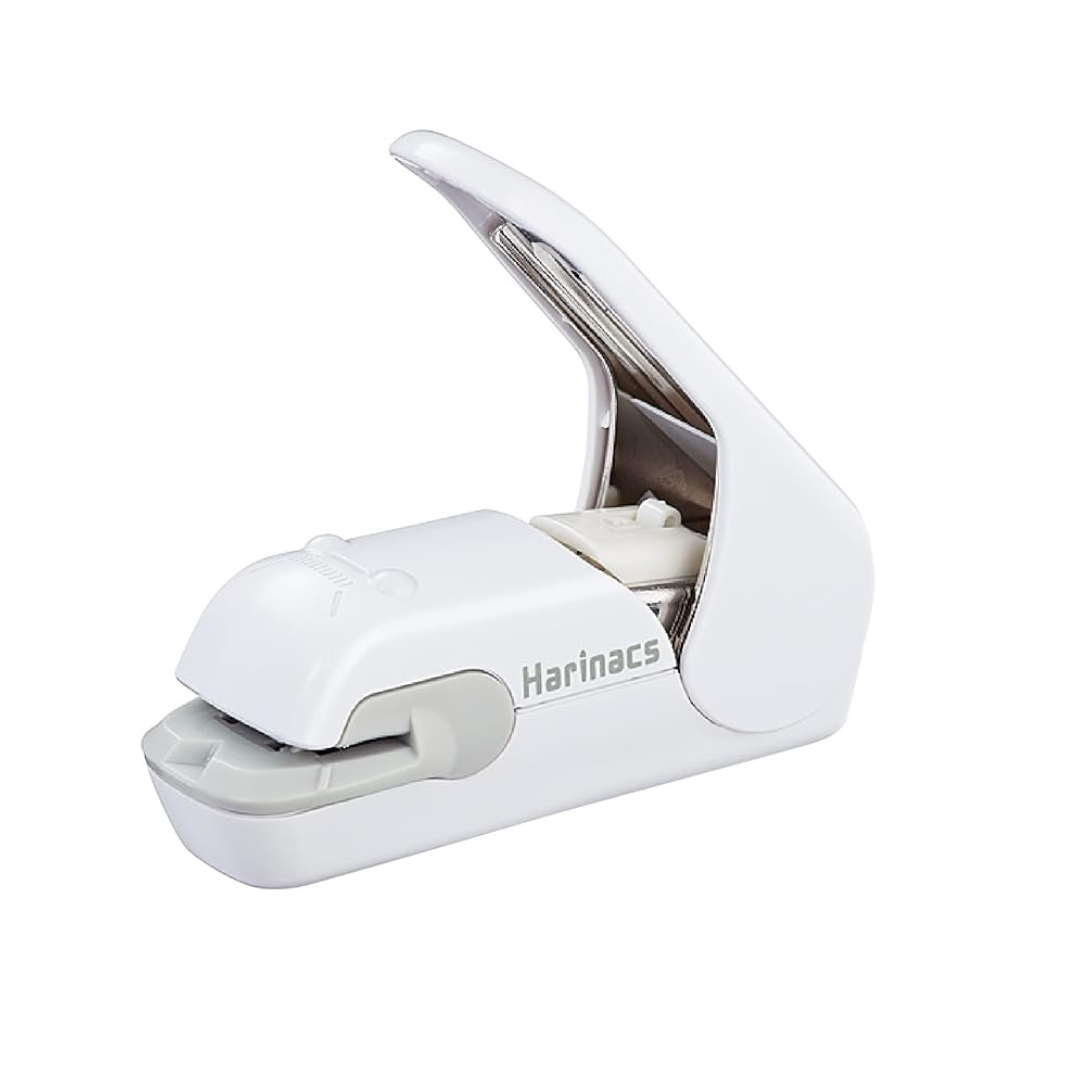 Kokuyo SLN-MPH105B Harinacs Press Stapleless Stapler, No Hole, Blue