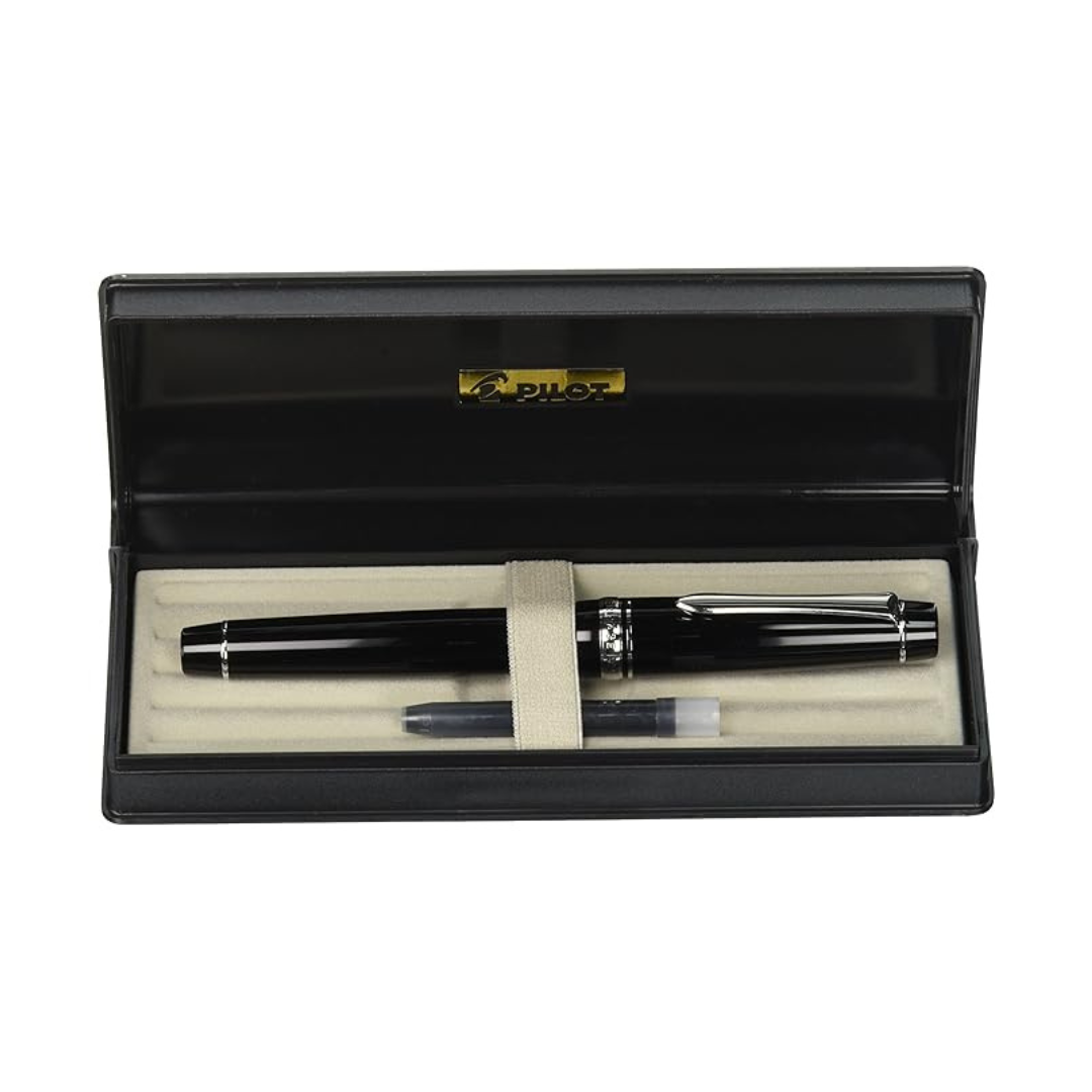 Pilot Fountain Pen Custom Heritage 912, Black Body, BB-Nib