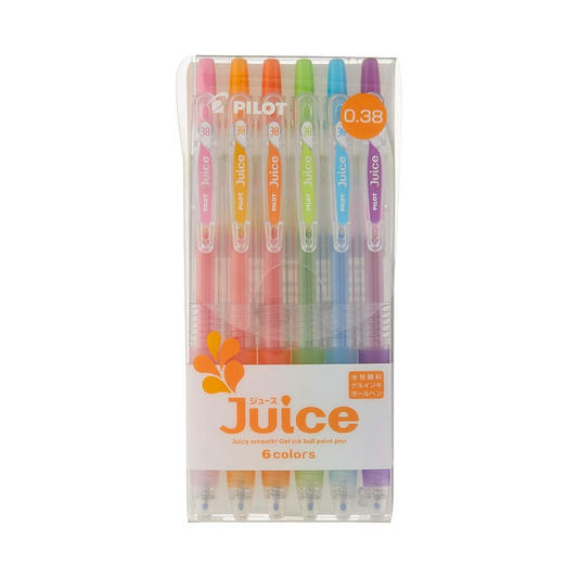 Pilot Juice Gel Ink Pen-0.5 mm-6 Color Standard