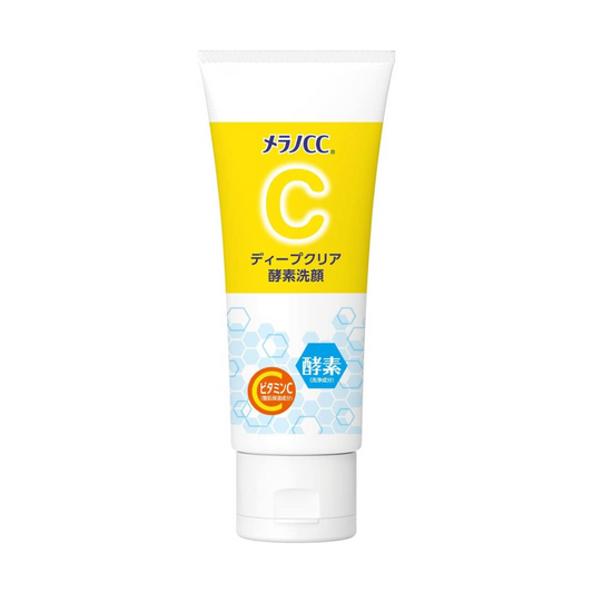 Melano CC Deep Clear Enzyme Cleanser, 4.6 oz (130 g), Enzyme x Vitamin C Blend, Facial Cleansing Foam, Pore Care