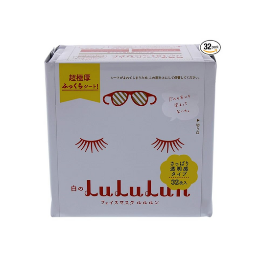 Lululun New face mask white  32 sheets