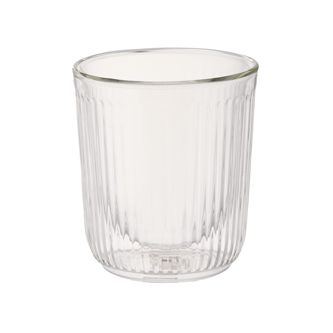 BODUM 12124-10 Glass Cup Tumbler Douro Double Wall Salmon Glasses, Set of 2, Hot and Cold Insulation