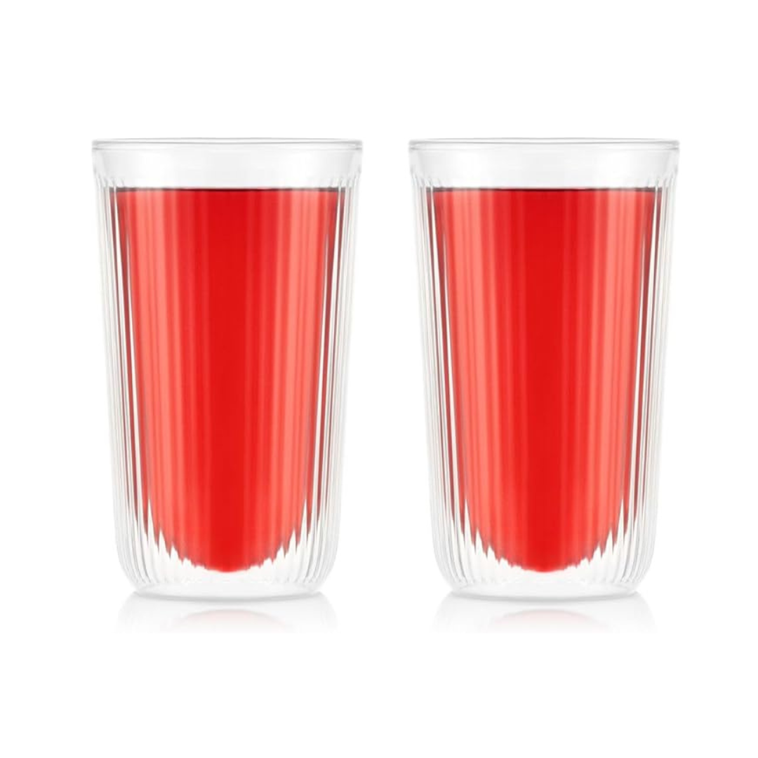 BODUM 12137-10J Double Wall Glass, Set of 2