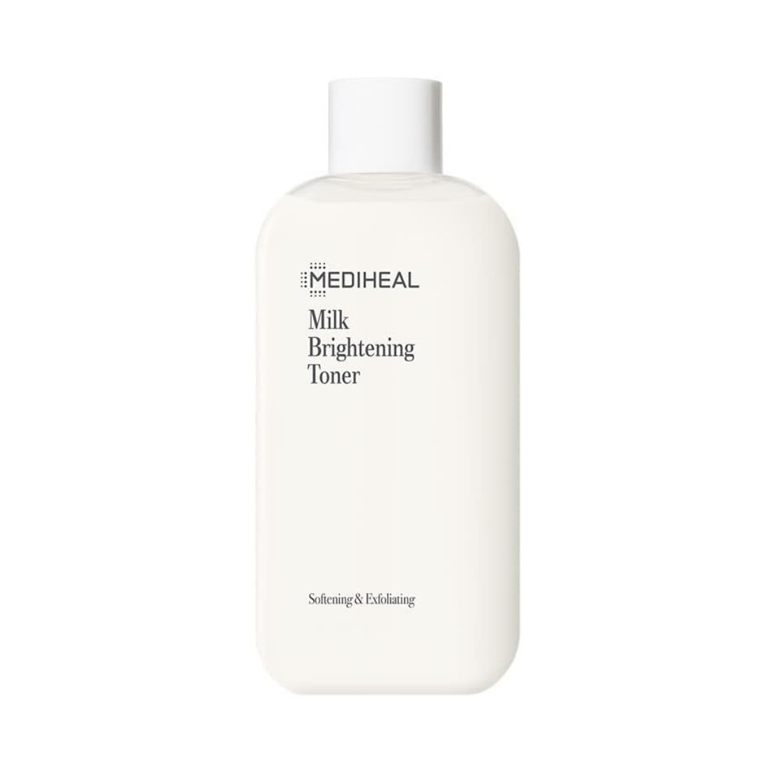 Mediheal Milk Brightening Toner, 10.1 fl oz (300 ml) + Mediheal, Milk Brightening Cream, 2.1 fl oz (60 ml)