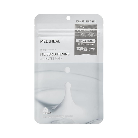 Mediheal 3 Minute Mask (Milk Brightening) 7 Pieces, 3 Minutes Mask  7P