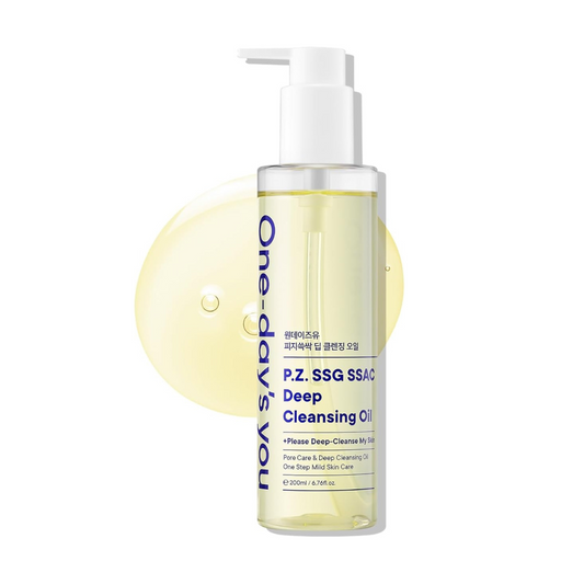 One-day's You Deep Cleansing Oil 6.8 fl oz (200 ml) Makeup Remover, Pores, Face Cleansing, Korean Cosmetics, Deep Cleansing Oil