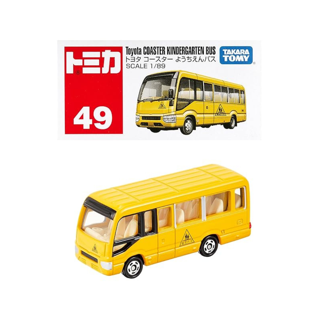 Takaratomy Tomica No.49 Toyota Coaster Kindergarten Bus (Box) Multi