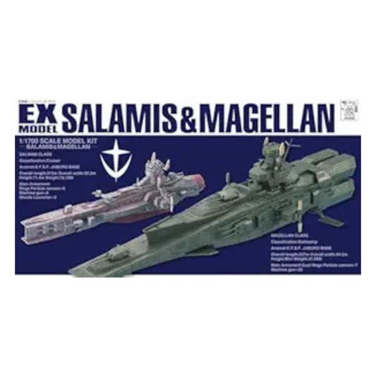 Gundam EX-23 Salamis & Magellan 1/1700 Scale Model Kit