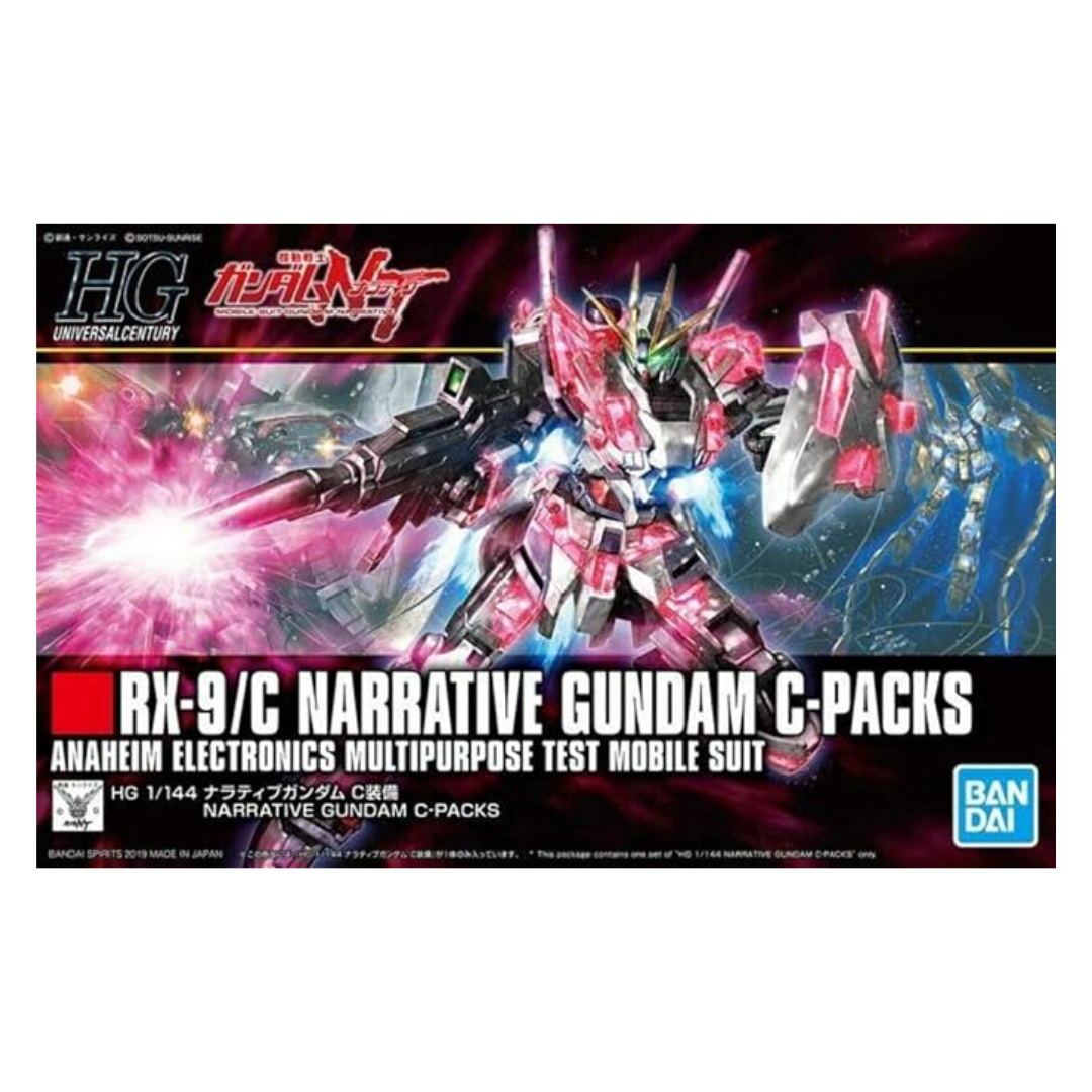 Gundam NT #222 Narrative Gundam C Packs, Bandai HGUC 1/144