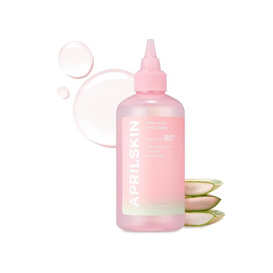 April Skin Pink Aloe Vita Toner Lotion