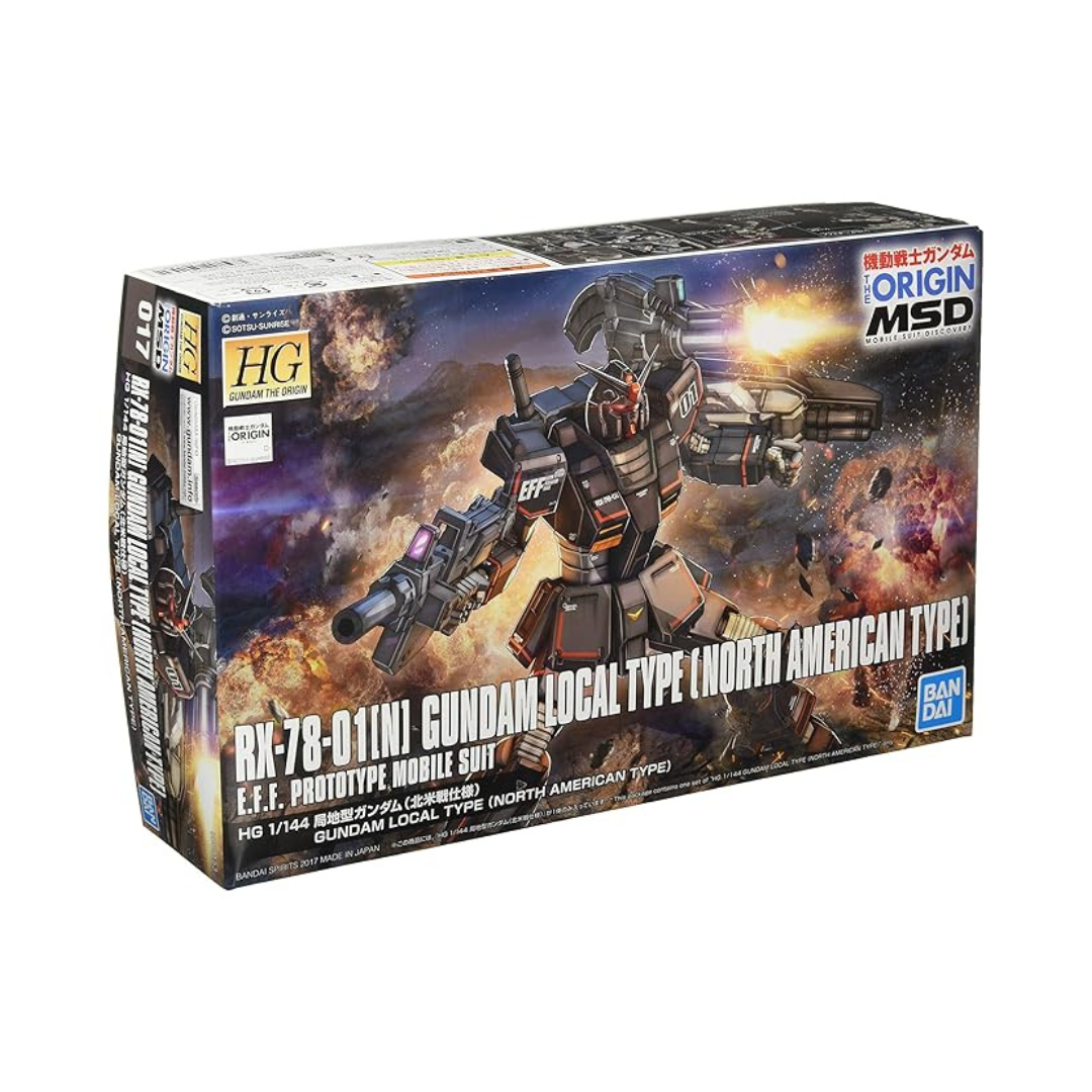 Bandai Spirits HG 1/144 Gundam Local Type (North American Type) "Mobile Suit Gundam The Origin MSD Cucuruz Doan's Island"