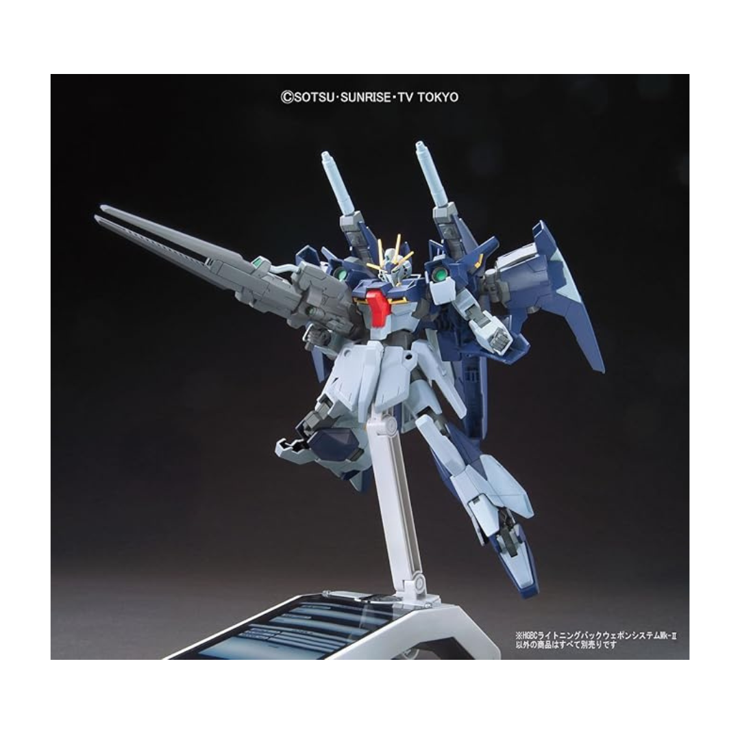 Bandai Hobby #20 HGBC Lightning Back Weapons System Mk 2 "Gundam Build Fighters Try" Action Figure (1/144 Scale)