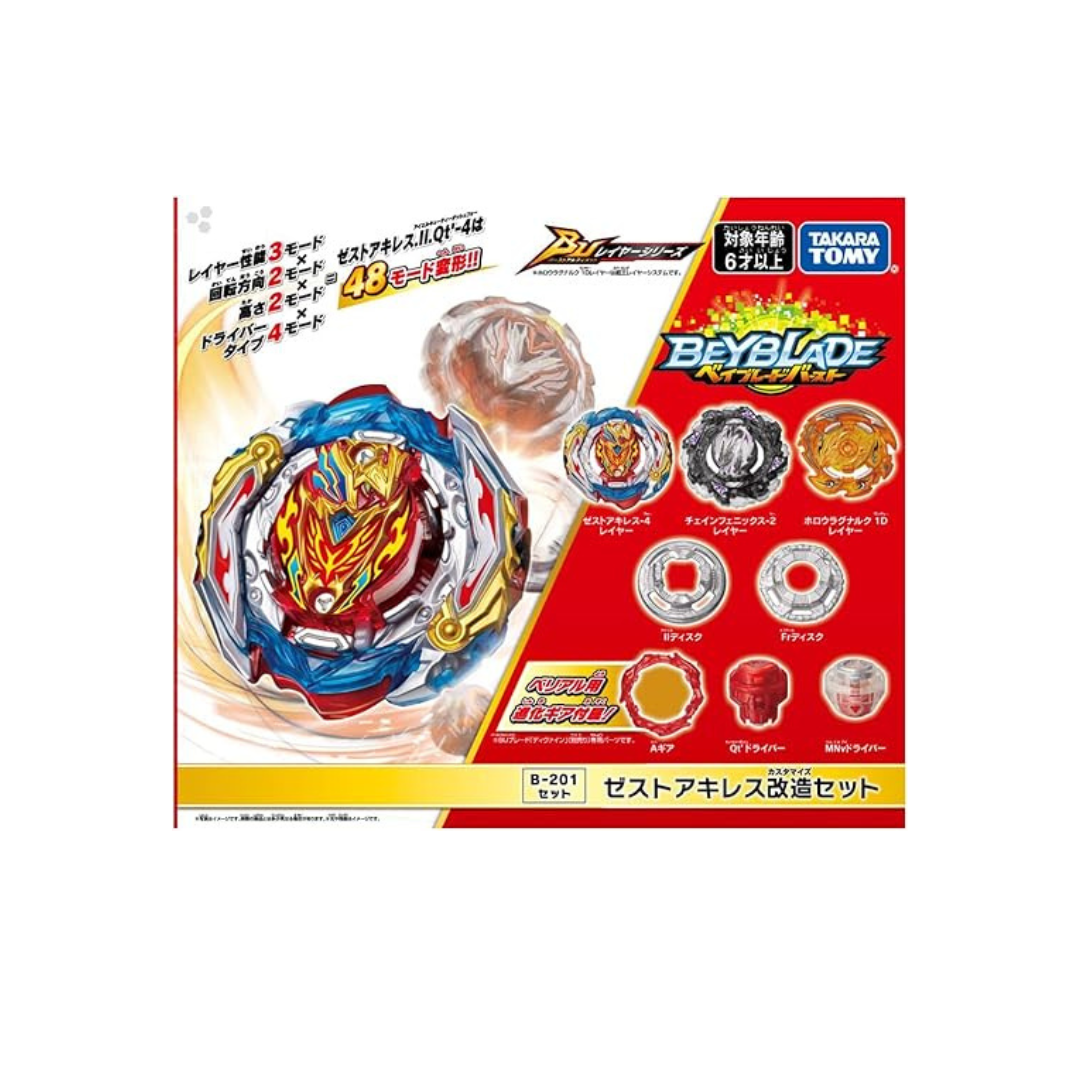 Beyblade Burst B-201 Zest Achilles Modification Set