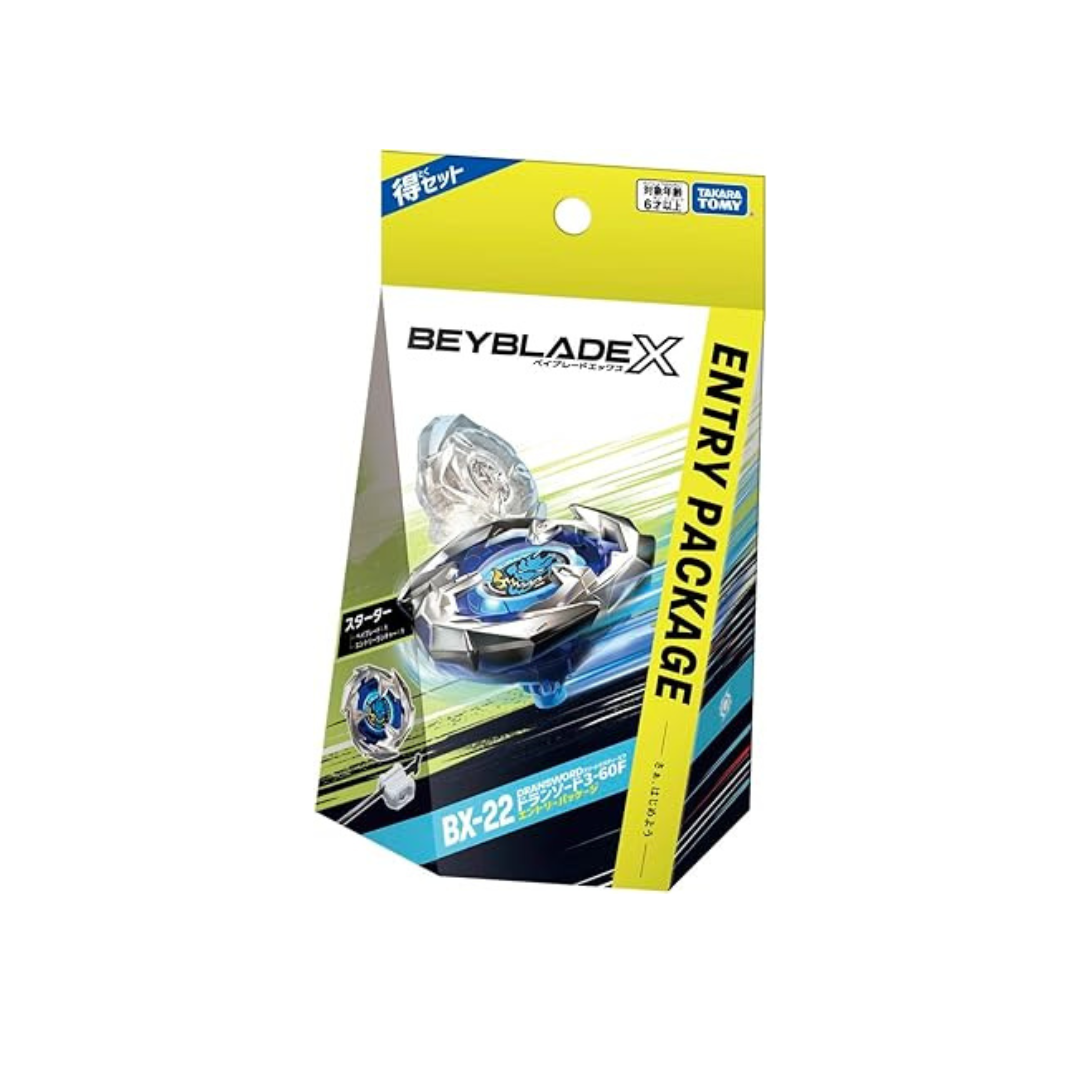 Beyblade X BX-22 Starter Dran Sword 3-60F Entry Package – Unbox Japan Beyblade X BX-22 Starter Dran Sword 3-60F Entry Package – Unbox Japan