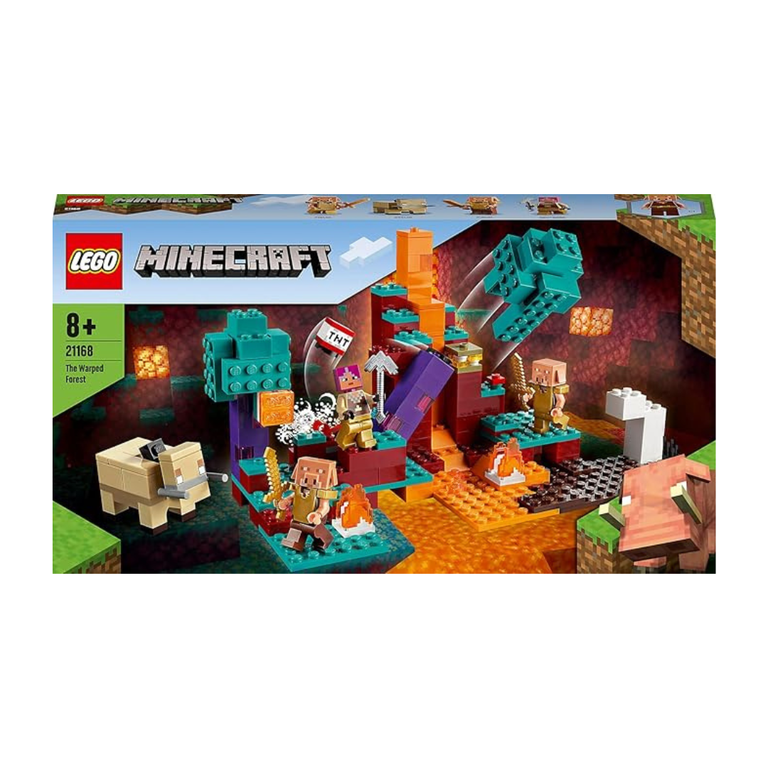 LEGO Minecraft Warped Forest 21168 Toy Blocks|Present|Video Game|Boys|Girls|Ages 8 And Up|Multicolor