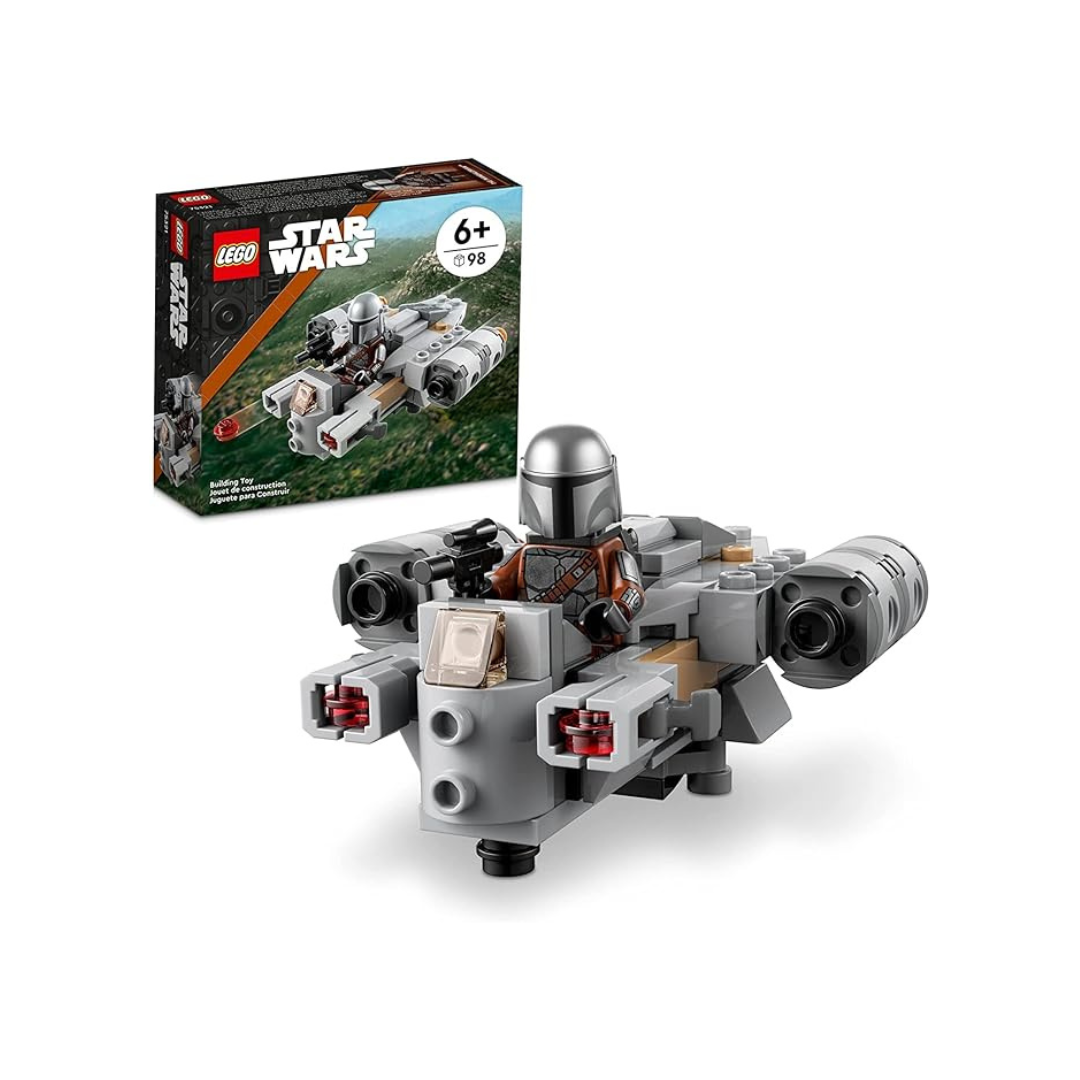 LEGO Jaiman Toys Lego 75321 Star Wars The Razor Crest Micro fighter Toy Building Kit For Kids Aged 6 And Up; Quick-Build, Stud-Shooting Star Wars: The Mandalorian Gunship For...