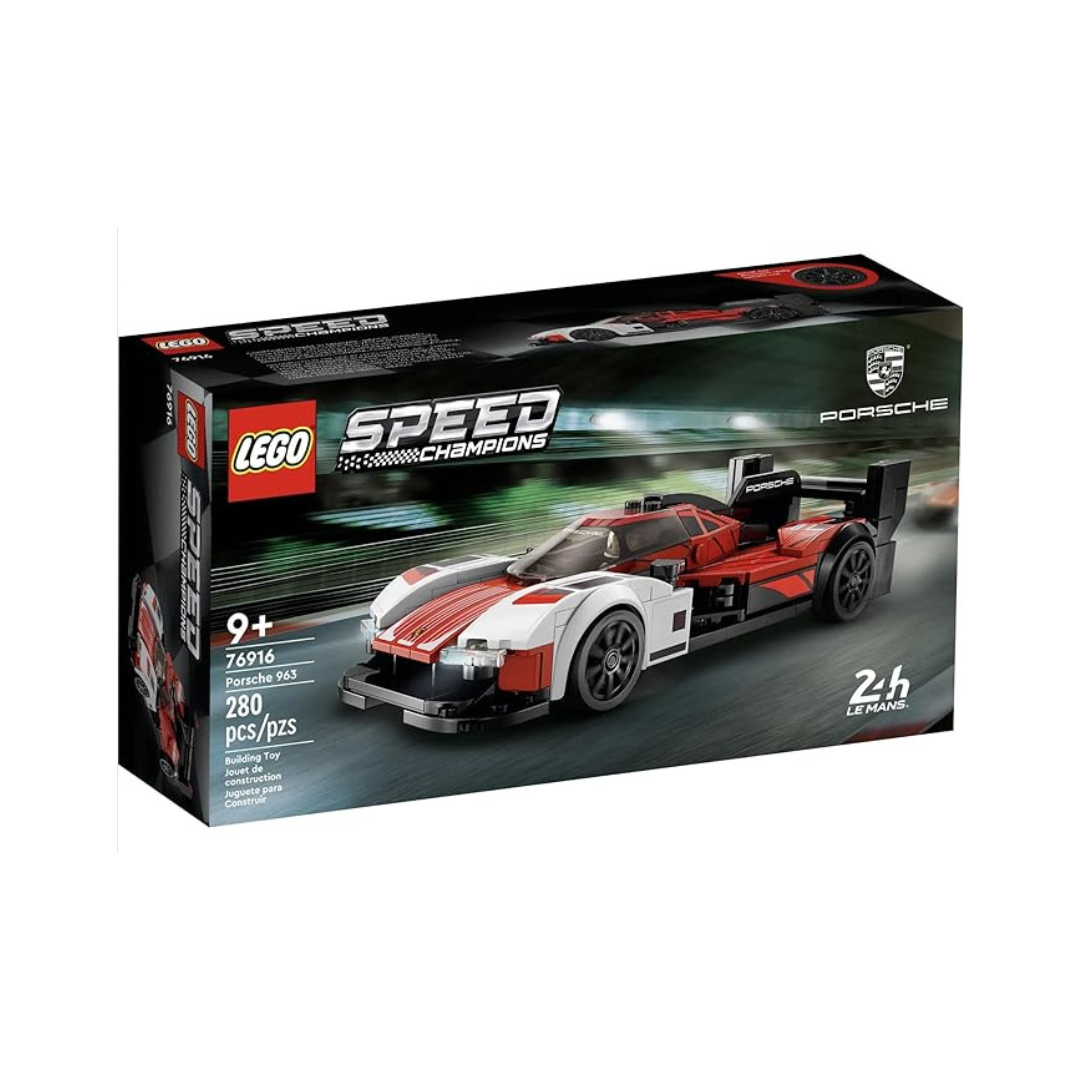 Lego Speed Champion Porsche 963 76916 Building Toy Set (280 Pieces)