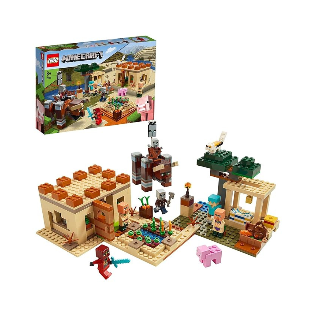LEGO Minecraft The Illager Raid 21160 Boys, Girls, Ages 8 and Up