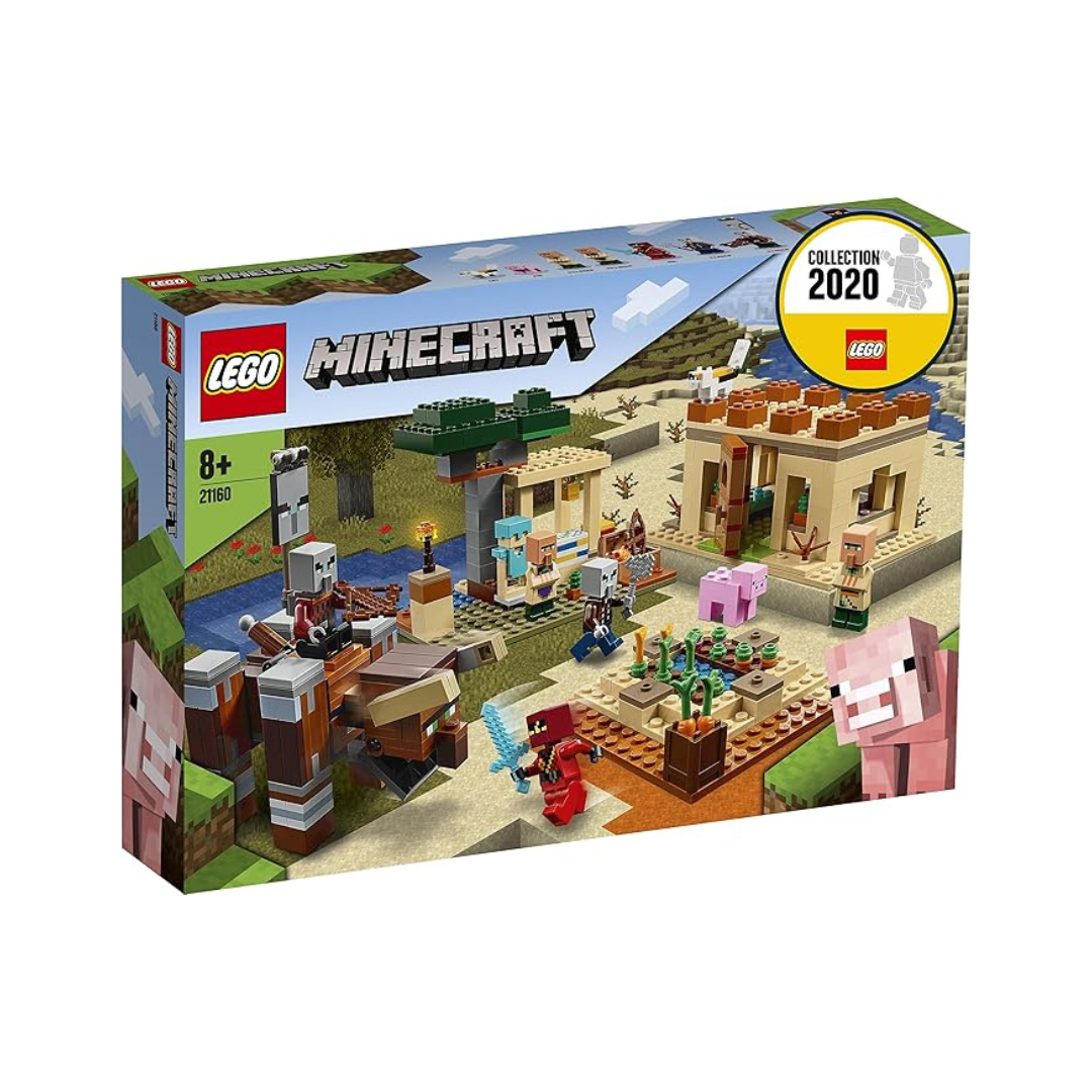 LEGO Minecraft The Illager Raid 21160 Boys, Girls, Ages 8 and Up