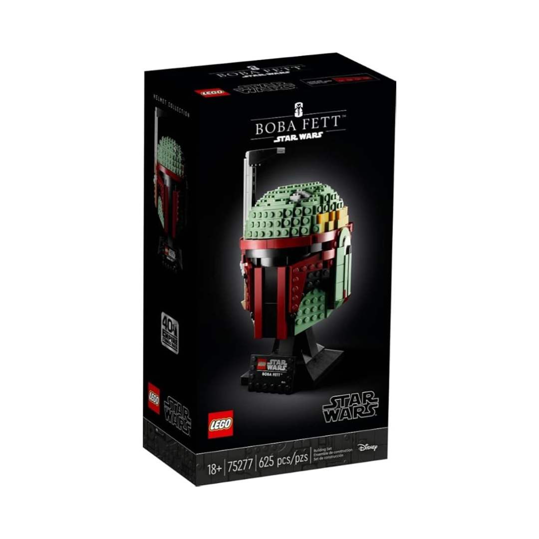 LEGO Star Wars Boba Fett Helmet 75277 Collectible Building Kit (625 Pcs),Multicolor