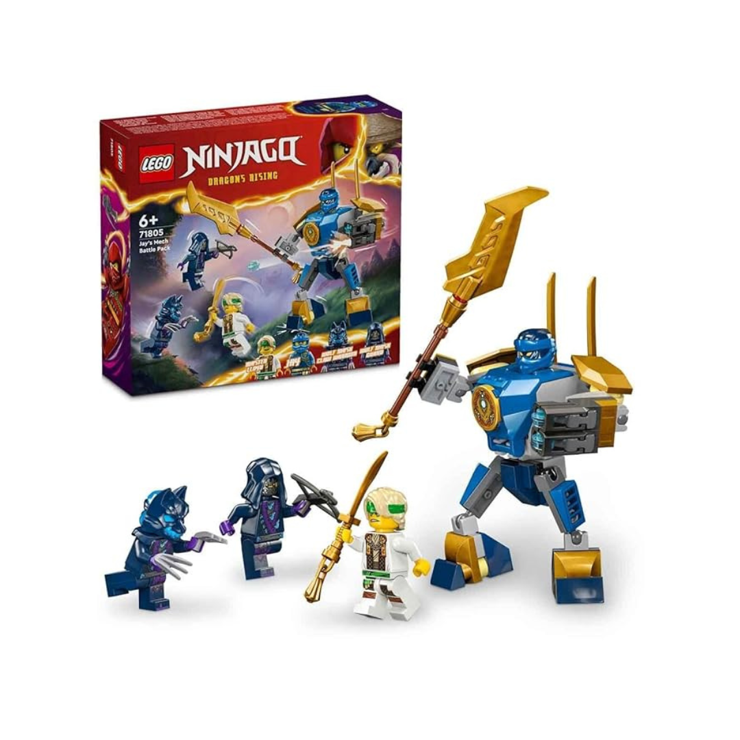 LEGO Ninjago Jay’s Mech Battle Pack Ninja Toy 71805 (78 Pieces)