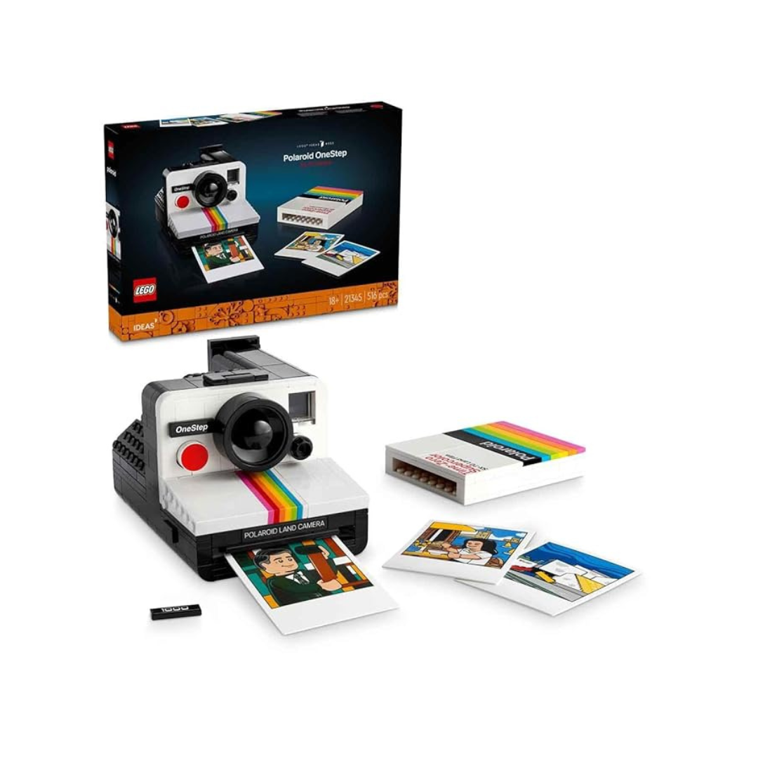LEGO Ideas Polaroid OneStep SX-70 Camera Set 21345 (516 Pieces)