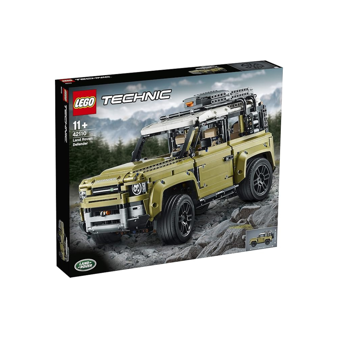 LEGO 42110 Technic Land Rover Defender Off Road 4x4 Car, Exclusive Collectible Model, 2573 Pieces Advanced Building Set,Multicolor