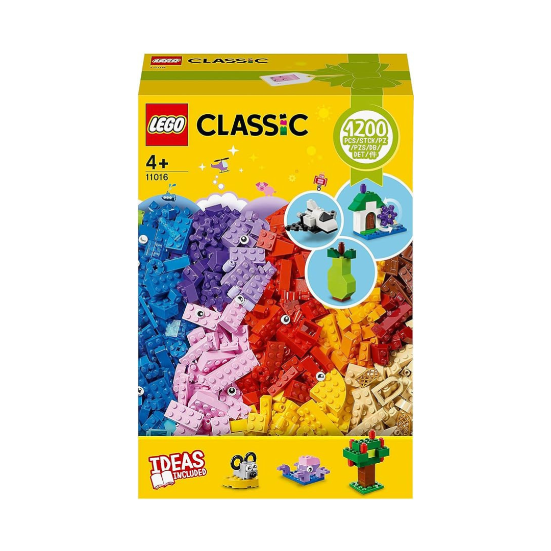 LEGO 11016 Classic Creative Building Block Bricks Box Large Set With Space Shuttle For Preschool Kids 4+,Multicolor