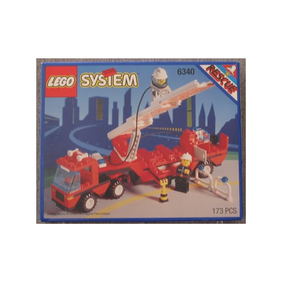 Lego System Rescue Hook And Ladder #6340