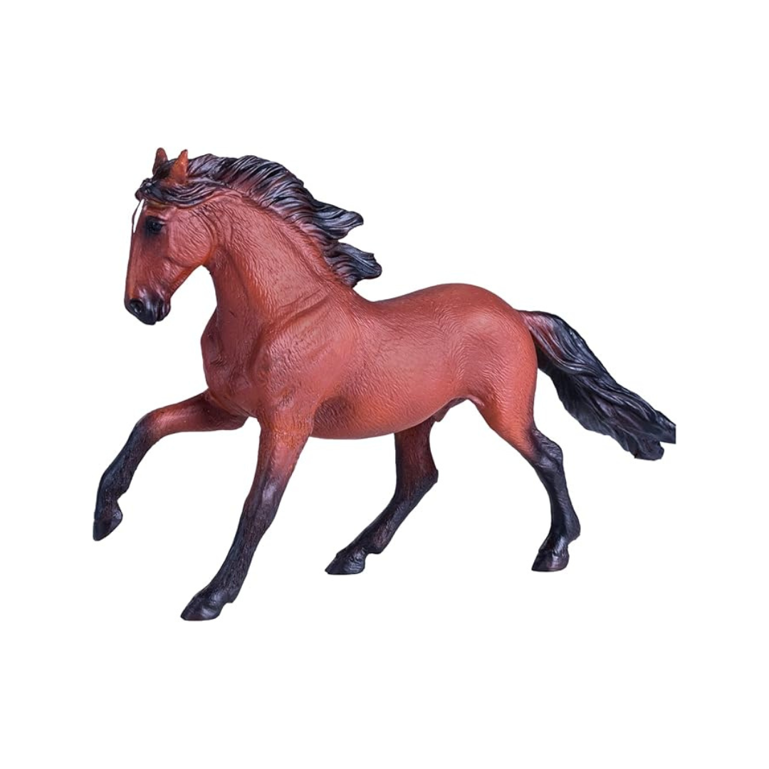 Mojo Lusitano White Realistic International Wildlife Toy Replica Hand Painted Figure