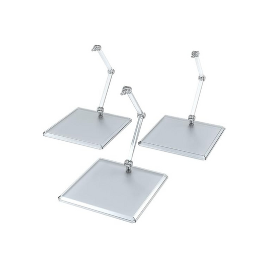 GOOD SMILE The Simple Stand Set of 3 Clear ABS Display Base for Figures & Models