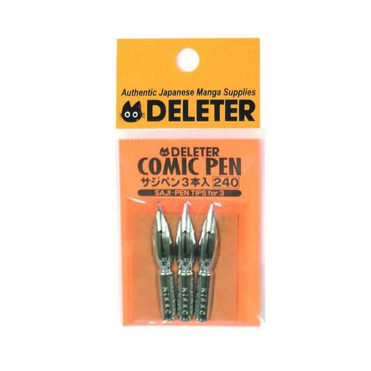 Deleter Comic Pen Nib - Spoon Model - Pack of 3