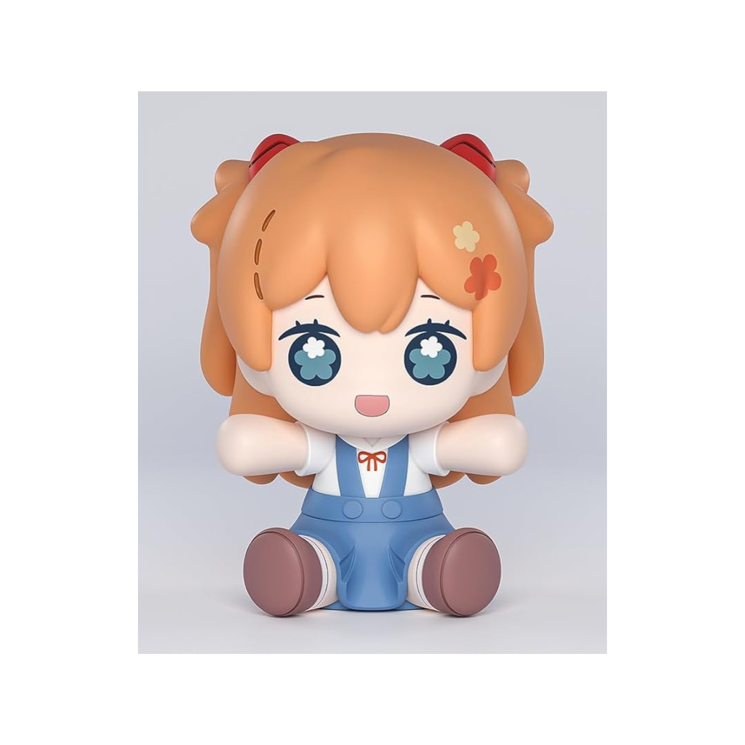 GOOD SMILE Huggy Rebuild of Evangelion Shikinami Asuka Langley School Uniform Ver. Plastic Painted Complete Figure
