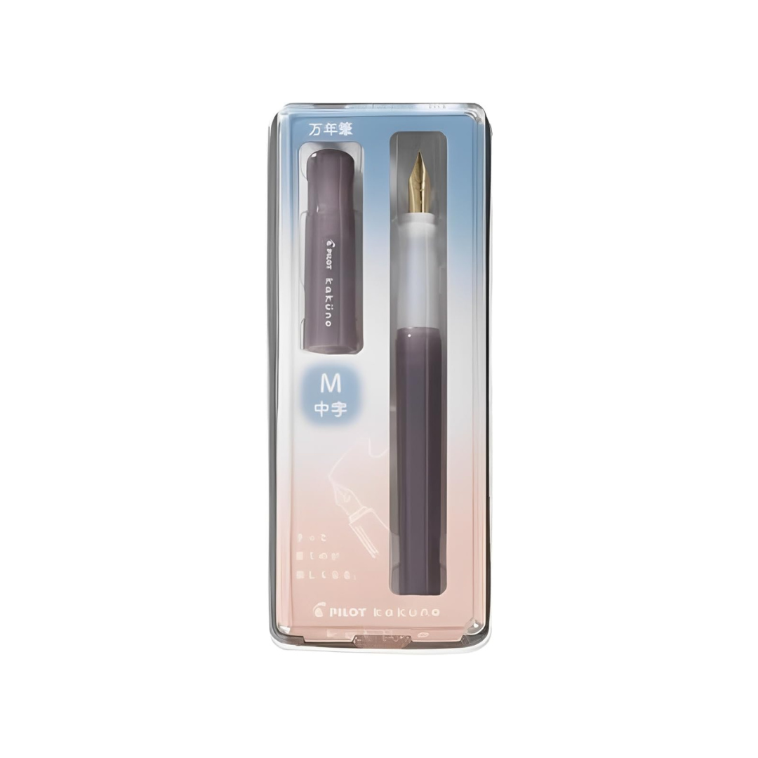 PILOT Pilot Fountain Pen, Kakuno, Madoromi Color Series (Brown, Medium Point)