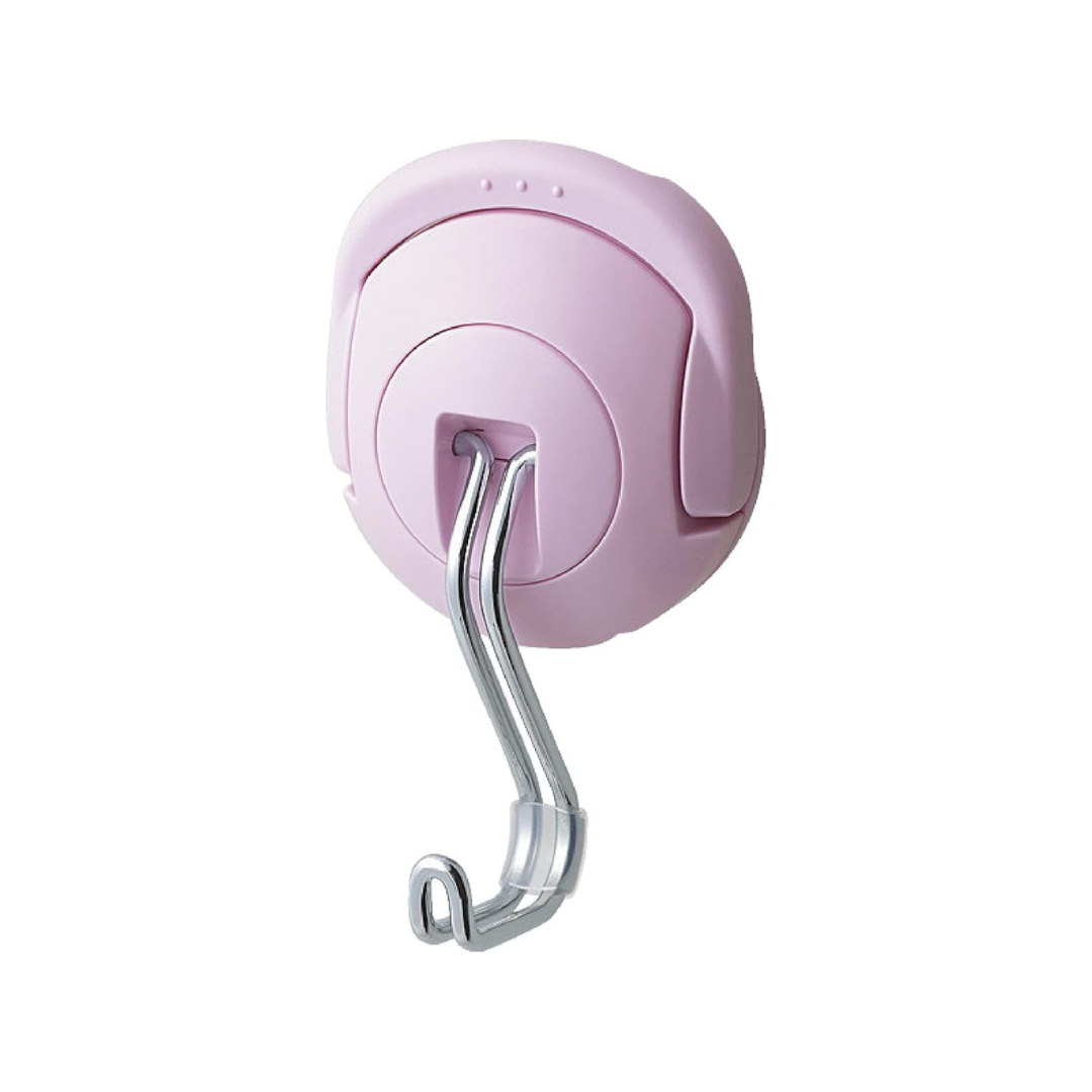 Kokuyo Toughpita Super Powerful Magnet Hook, safety pink